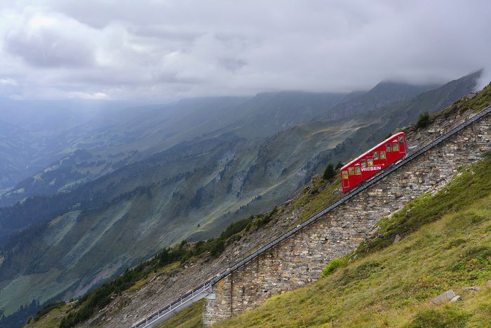 What is a funicular railway?